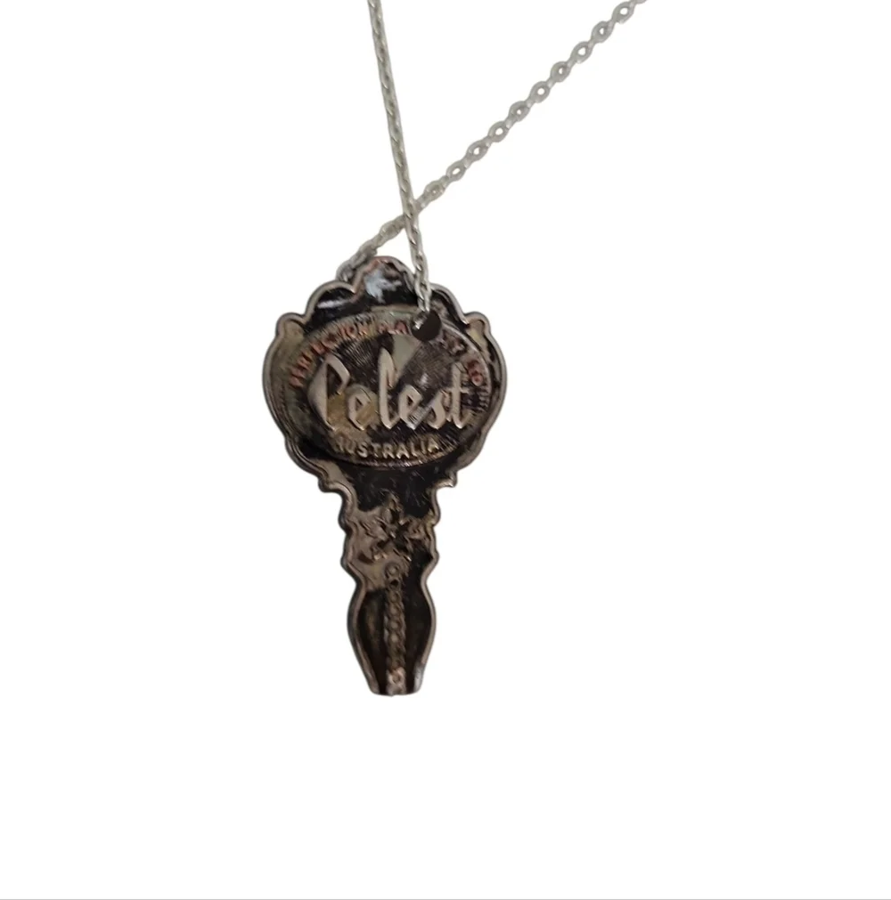 Vintage Grand Canyon Arizona Souvenir Key Pendant Necklace